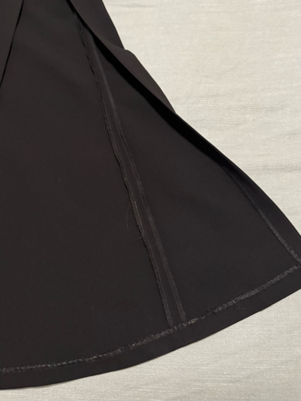 Jill Stuart Black High Slit Formal Maxi Dress Prom Wedding Guest Tie (size 2) - Picture 7 of 9